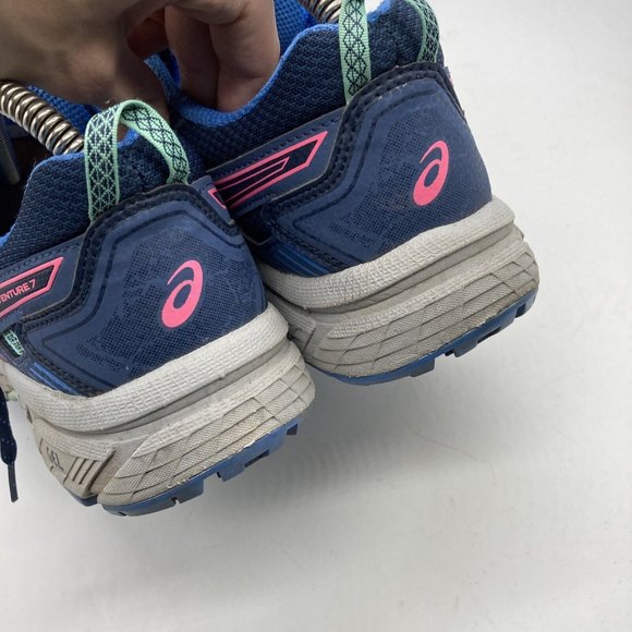 Asics Gel Venture 7 Womens Hiking Trail Shoes Blue Size 8.5 EU 40 1012A476 - Picture 3 of 9